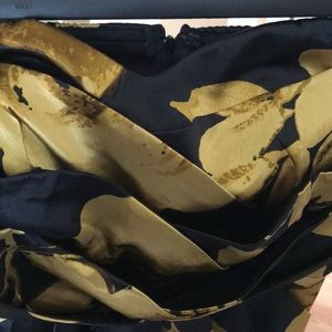 Dots Dresses - Black dress with gold flowers LIKE NEW size 13/14 Dots Dresses - Black dress with gold flowers LIKE NEW size 13/14